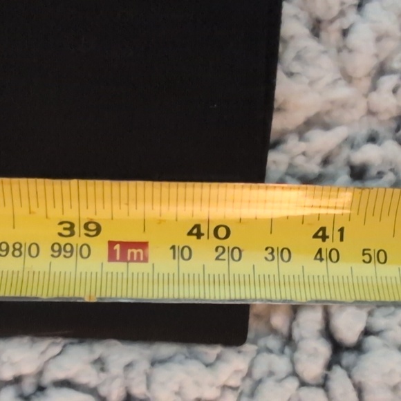 Chaps | Black Cropped Pants Cotton Blend With Pockets - Picture 9 of 16